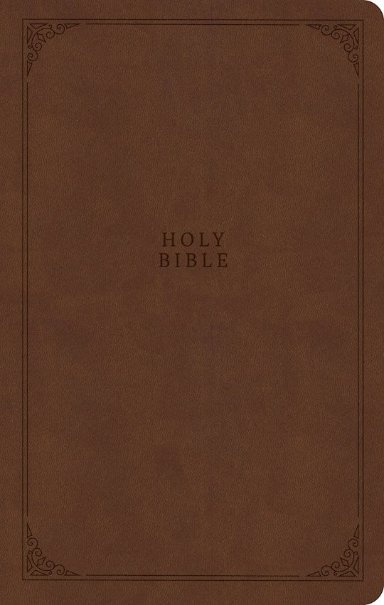 CSB Premium Gift Bible (Easy-to-Read Optimal Type)-Brown LeatherTouch