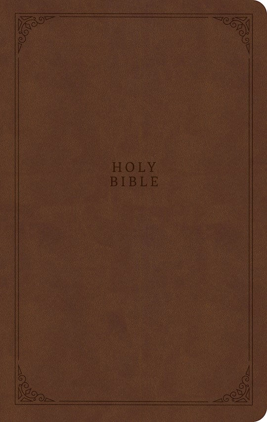 KJV Premium Gift Bible-Brown LeatherTouch