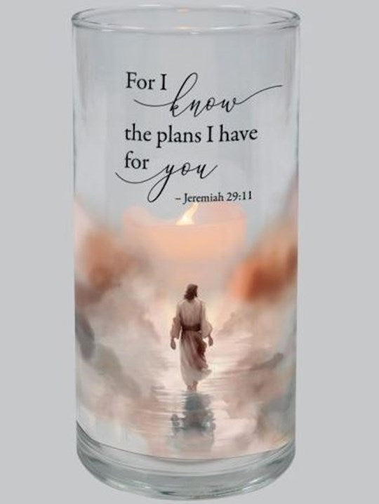Hurricane Candle-Flameless Flicker-The Plans w/ Timer (7.25" x 3.5")