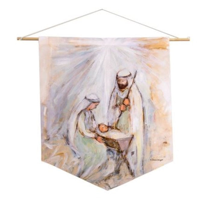 Pennant-Holiday Tidings-Nativity (18" x 21")