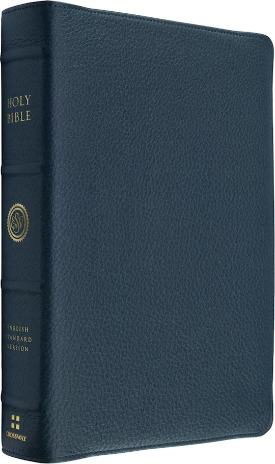 ESV Heirloom Bible Scriptura Sacra: Personal Size Reference Edition-Meridian Blue Calfskin Full Yapp