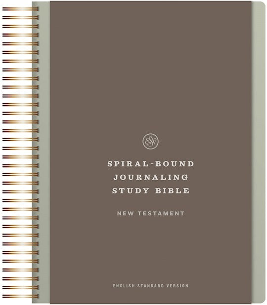 ESV Spiral-Bound Journaling Study Bible New Testament-Hardcover