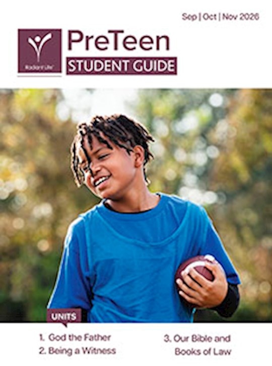 Radiant Life Fall 2026: PreTeen Student Guide (
