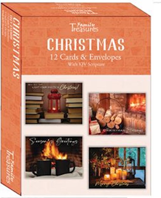 Boxed Card-Christmas-Cozy Evening (KJV)(Box Of 12)