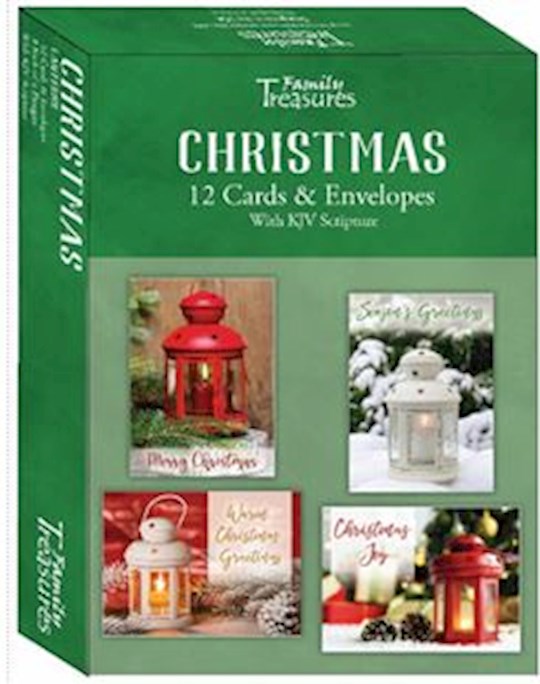 Boxed Card-Christmas-Lanterns (KJV)(Box Of 12)