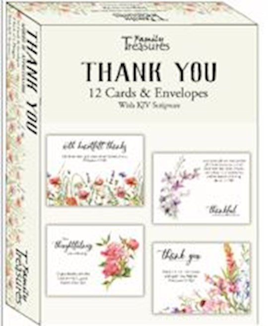 Boxed Card-Thank You-Words of Appreciation (Box Of 12)