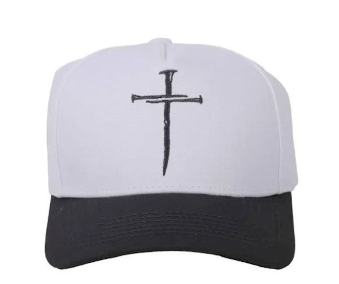 Cap-Cross Of Nails-Grey/White