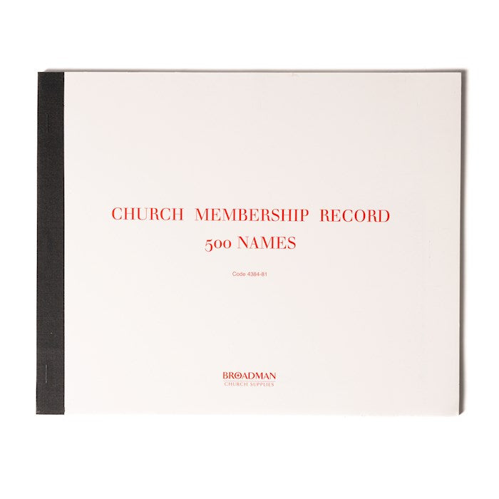 Form-Church Membership Record (Form M-1)