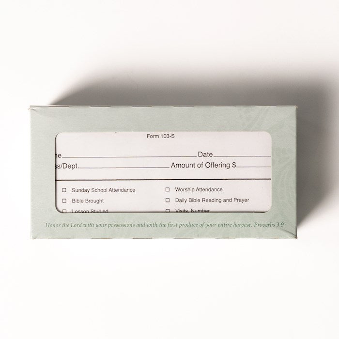 Form-Sunday School Member Report (Form 103-S) (6-1/4&quot; x 3&quot;) (Pack Of 100)