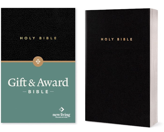 NLT Gift &amp; Award Bible-Black Imitation Leather