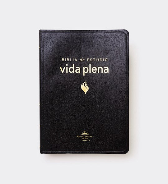 RVR 1960 Biblia de Estudio de la Vida Plena (Full Life Study Bible)-Black Leatherlook Indexed