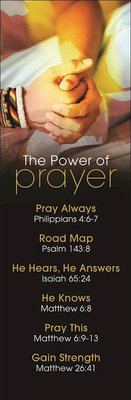 Bookmark-Power Of Prayer (Pack Of 25)