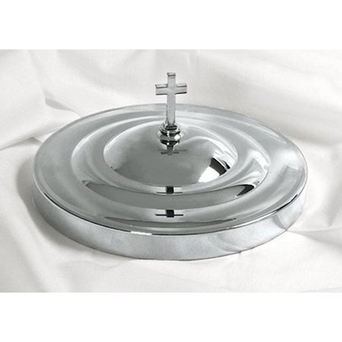 Communion-RemembranceWare-SilverTone Bread Plate Cover (Stainless Steel)