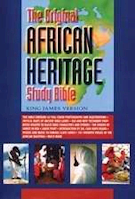 KJV Original African Heritage Study Bible-Black Imitation Leather (pub temporarily out of stock)