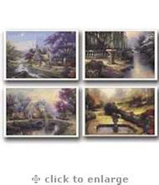 Boxed Card-Thank You-Thomas Kinkade (Box Of 12)-51855