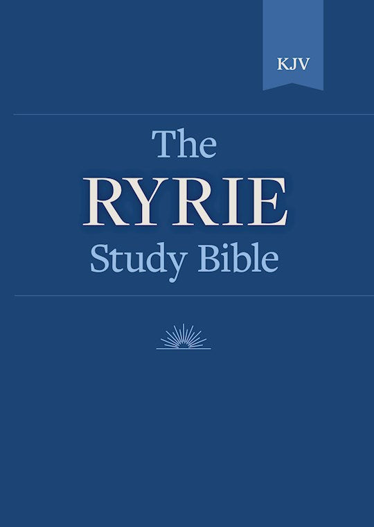 KJV The Ryrie Study Bible-Black Genuine Leather Indexed
