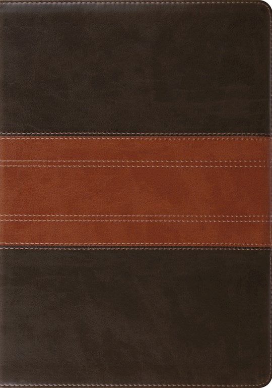 ESV Study Bible-Forest/Tan Trail Design TruTone