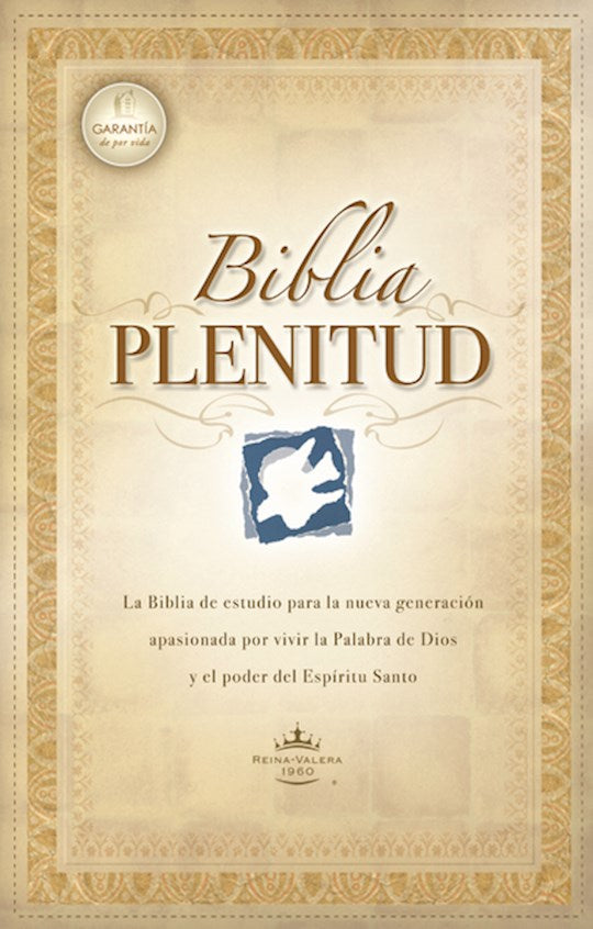 RVR 1960 Biblia Plenitud (Spirit Filled Life Bible)-Black Bonded Leather Indexed
