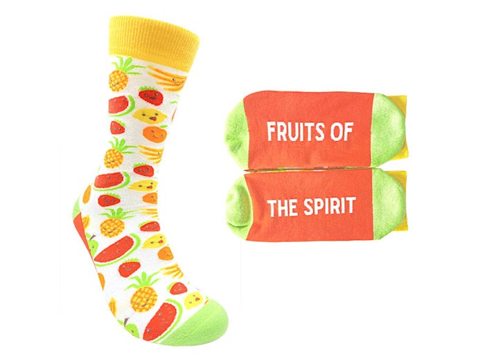 Socks-Fruits Of The Spirit (Fits Men Sizes 8-13 &amp; Women 9 &amp; Up)