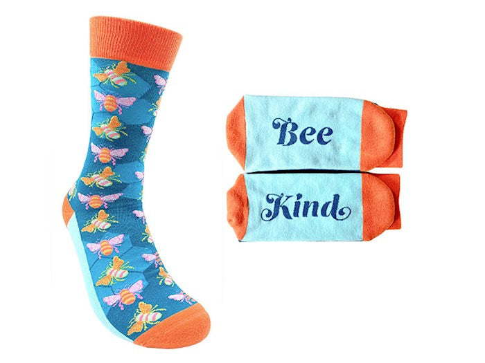 Socks-Bee Kind (Fits Men Sizes 8-13 &amp; Women 9 &amp; Up)