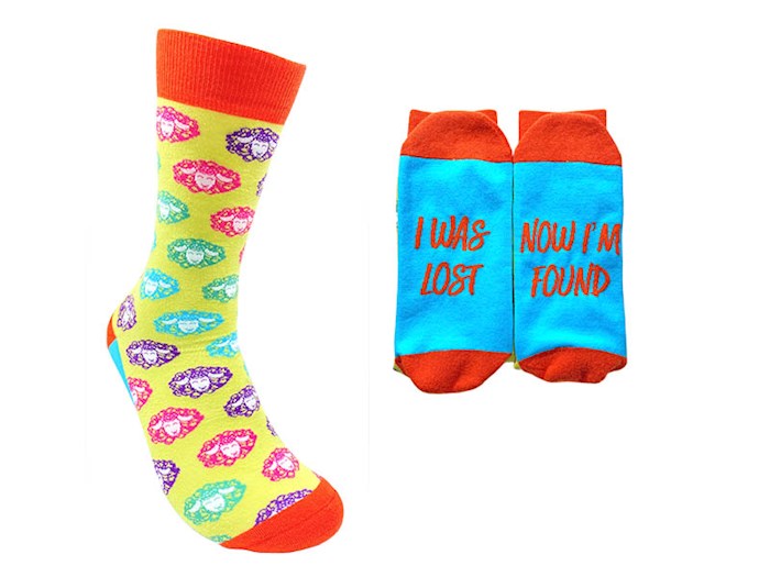 Socks-Lost And Found (Fits Men Sizes 8-13 &amp; Women 9 &amp; Up)