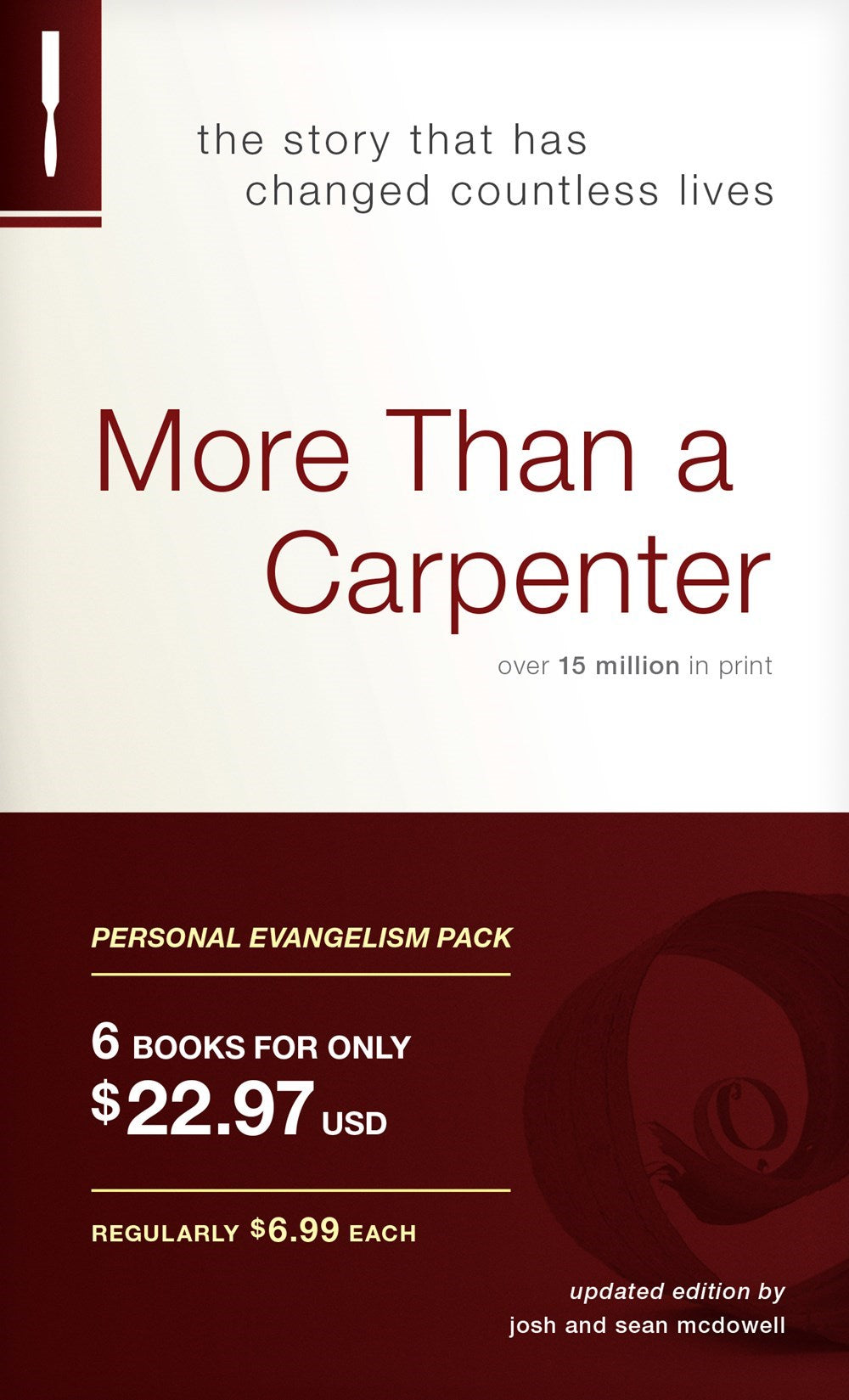 More Than A Carpenter Evangelism Kit (Pack Of 6)
