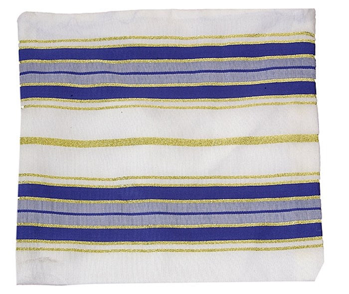 Tallit Bag-Blue Stripe Acrylic (