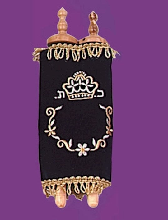 Torah-Scroll (5 Books Of Moses)-Medium (12") (