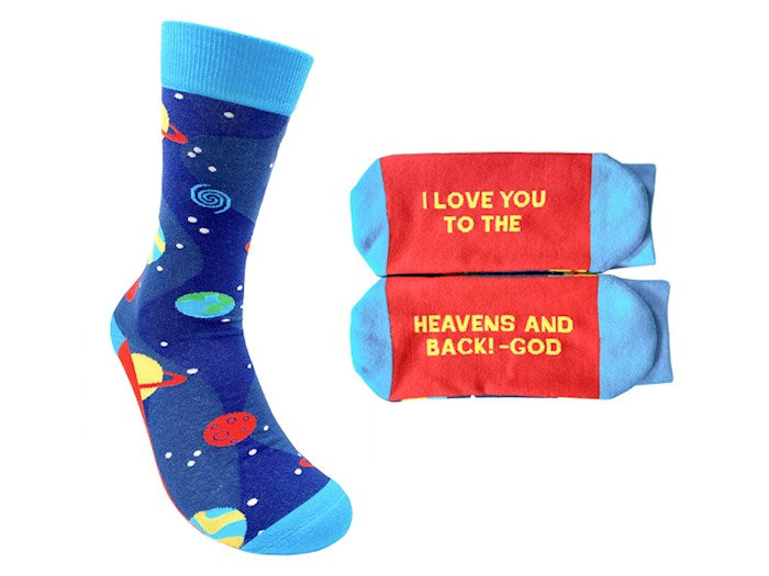 Socks-Heavens And Back (Fits Men Sizes 8-13 &amp; Women 9 &amp; Up)