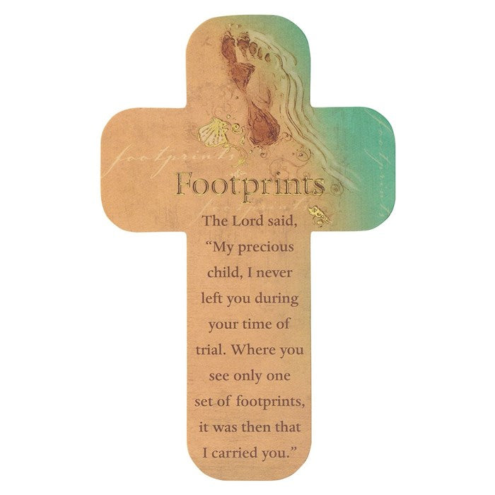 Bookmark-Cross-Footprints (Pack Of 12)