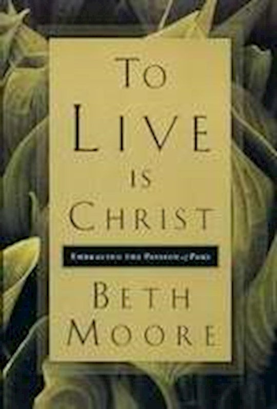 To Live Is Christ ITP (International Customers Only)