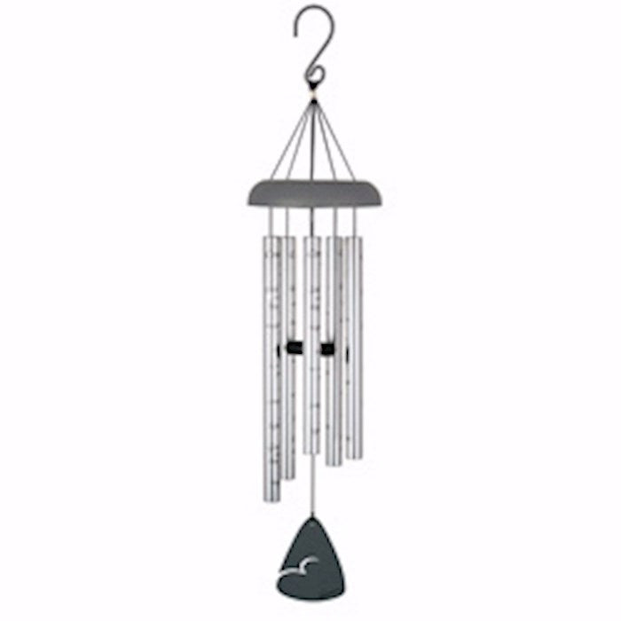 Wind Chime-Sonnet-Comfort &amp; Light-Silver/Brown (30")