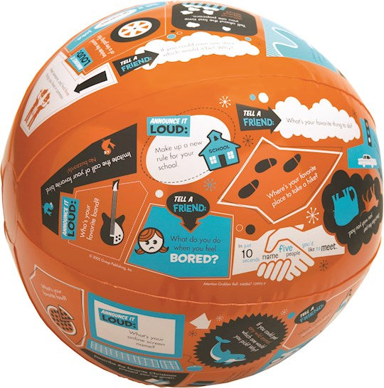 Toy-Throw &amp; Tell Attention Grabber Ball