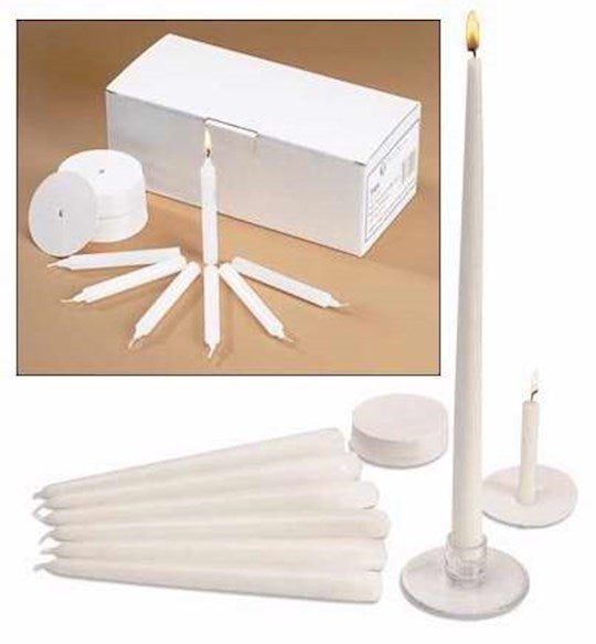 Candle-Candlelight Service Set w/120 Candles