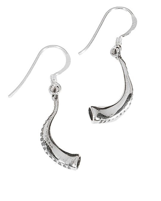 Earring-Shofar (Sterling Silver) (