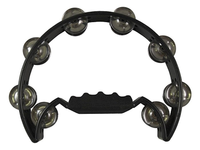 Instrument-Tambourine-Moon Shape-Black