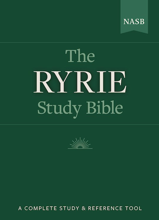 NASB The Ryrie Study Bible-Hardcover Indexed