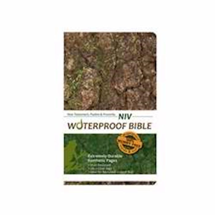 NIV Waterproof Bible New Testament W/Psalms &amp; Proverbs-Camouflage