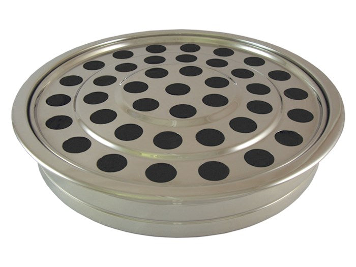 Communion-Silvertone-Tray &amp; Disc-Stainless-12.25"(30-SEP-24=PUB OS*)