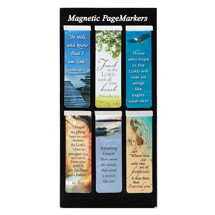 Bookmark-Pagemarker-Magnetic-Be Still (Set Of 6)