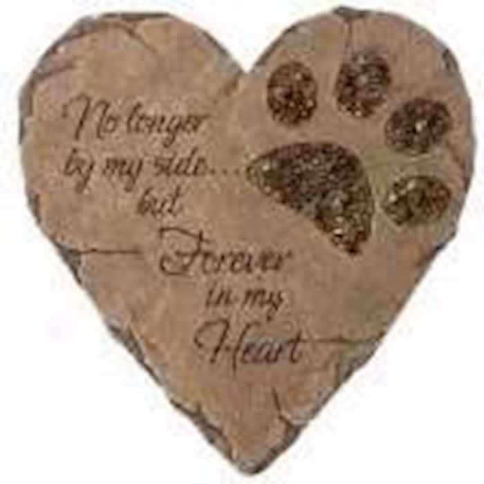 Memorial Stone-Pet Bereavement (Heart Shaped) (9.75&quot;)