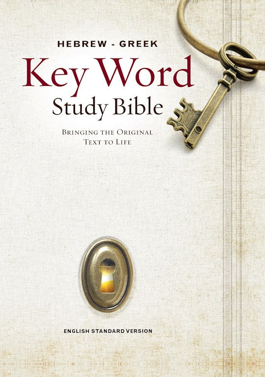 ESV Hebrew-Greek Key Word Study Bible-Hardcover