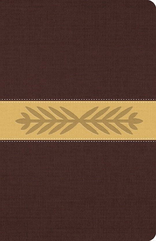 The Message (Numbered Edition)-Harvest Wheat LeatherLook