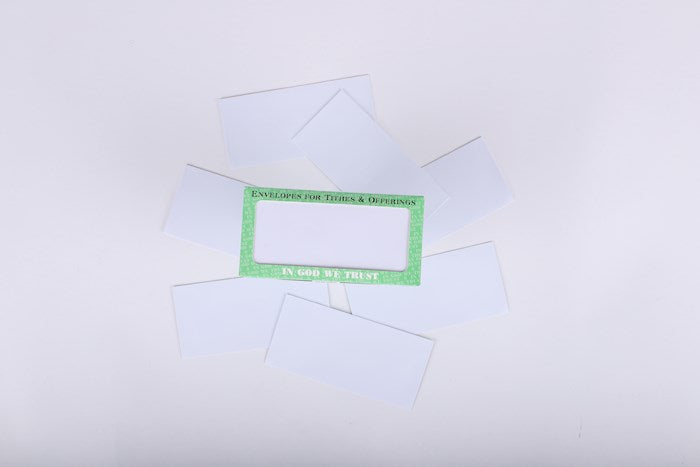 Offering Envelope-Blank White (Pack Of 100)