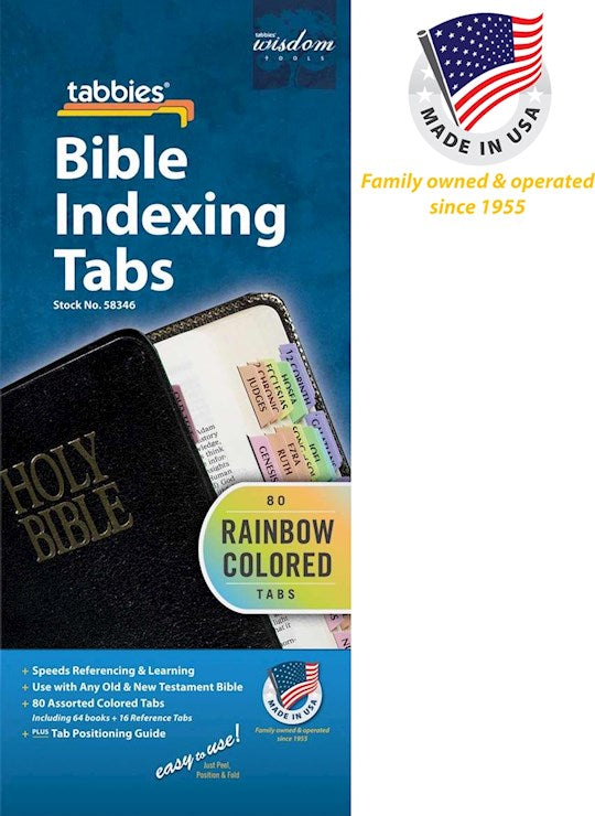 Bible Tab-Rainbow-Old &amp; New Testament