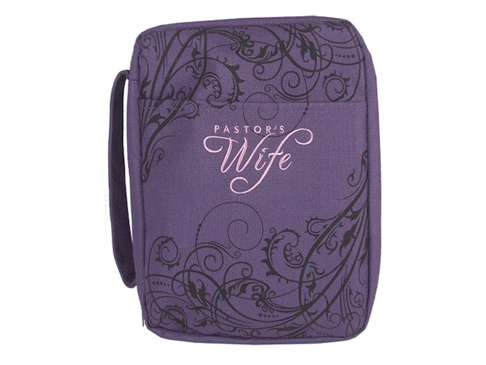 Bible Cover-Canvas W/Embroidery-Pastor&