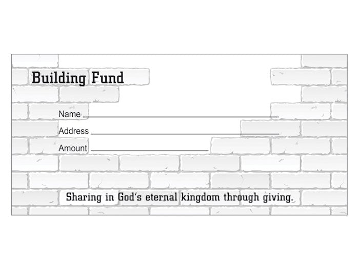 Offering Envelope-Building Fund (Pack Of 100)
