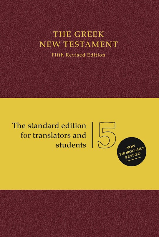 UBS5 Greek New Testament-Hardcover