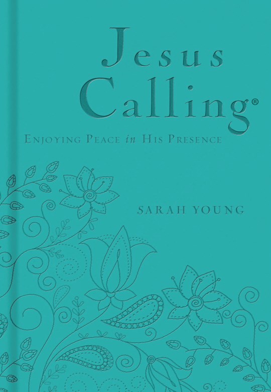 Jesus Calling (Deluxe Edition)-Teal LeatherSoft