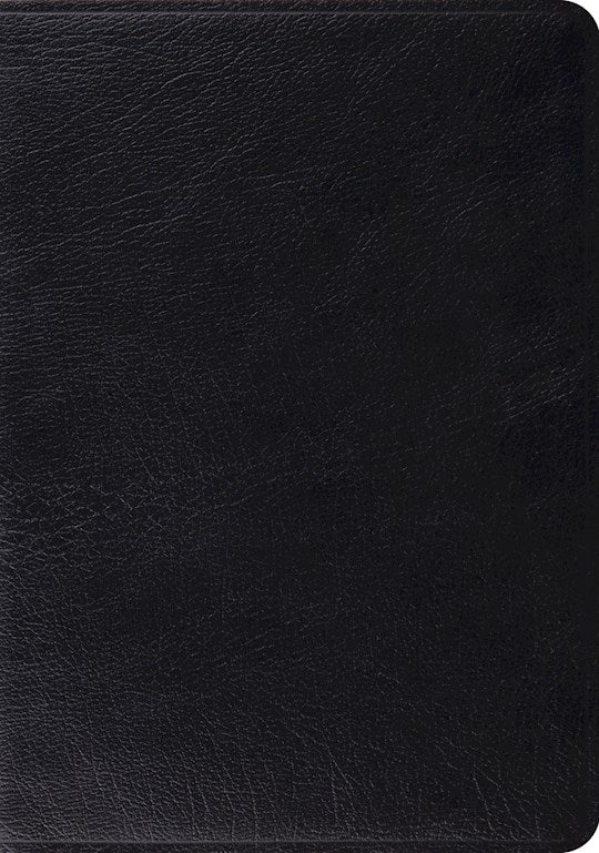 ESV Study Bible-Black Genuine Leather Indexed